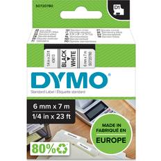 Black Labeling Tapes DYMO Label Cassette D1 0.6cmx7m