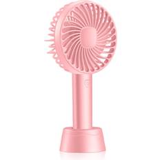 Fans KELUOFU Pink Portable Handheld Mini Neck Hand Fan