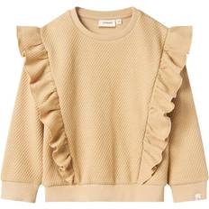 Piger Sweatshirts på tilbud Name It Taos Sweatshirt - Taupe Defne