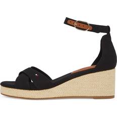 Tommy Hilfiger Dame Sko Tommy Hilfiger Sandaler Med Rem - Karamel/Sort