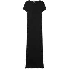 Vero Moda Vmsaanvi SS Oneck Ankle Dress - Black