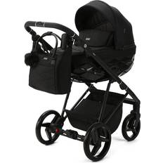 Milano Quantum 2-in-1 Pram & Accessories Carbon Black