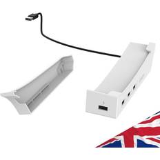 Base Base stand with 4 usb 2.0 ports for playstation 5 slim disc&digital edition