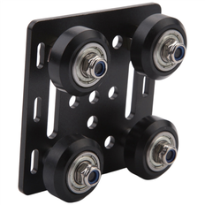 TPU 3D-Printers Torribaly 3D Printer Accessories for V Slot European Standard 2020 Aluminum Profile Pulley V-Slot Build Gantry Plate