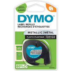 DYMO LetraTag Black on Silver