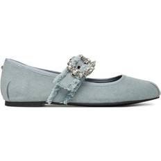 Damen Sandaletten Buffalo Ballerina Daphne Glam - Blau