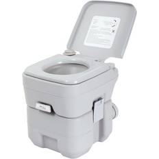 Simplie Fun 5.3 Gallon 20L Flush Outdoor Indoor Travel Camping Portable Toilet