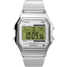 Timex Adult Wrist Watches Timex Watch 80 Gris 36 mm