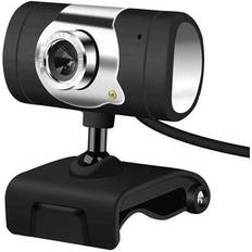 Webcams Greenzech Laptop Notebook HD USB Webcam Autofocus 360 Degree Rotation