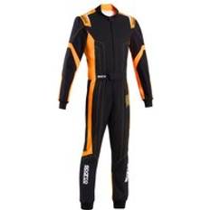 Sparco Thunder Advanced Kart Suit - Black/Fluro Orange