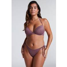 Purple Bikini Bottoms Hunkemöller High-Leg Bikini Bottoms - Purple