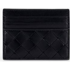 Leather Card Holder Wo - Black