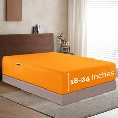 Textiles Elegant Comfort 1500 Premium Hotel Quality 18-24 Inches Deep Bed Sheet