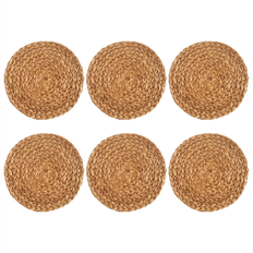 Textiles Torribaly Round Placemats Set 6 Pcs Heat-Resistant Place Mat