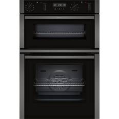 Neff U2ACH7AG7B Built-In Electric Double Oven Grey, Black