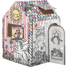 Playhouse on sale Fellowes Unicorn House Cardboard Playhouse FSC Certified