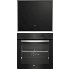 Beko BBUM13329XS Einbauherdset Glaskeramikkochfeld 72 l