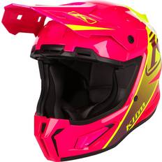 Klim Motorcycle Helmets Klim T1 Freeride Descent Motocross Helmet - Neon/Pink/Yellow Junior, Child