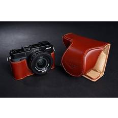TP Original Handmade Genuine Real Leather Full Camera Case Bag Cover for Panasonic LX100