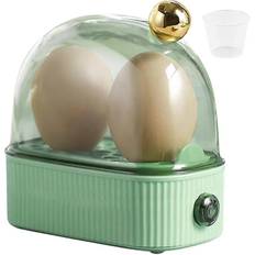 Food Cookers Kikidex Green Egg Cooker 2 Eggs Steamer