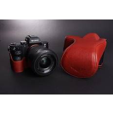 TP Original Real Leather Full Camera Case Bag Cover for Sony A7 II A7R A7S M2 Mark II 28-70 Brown