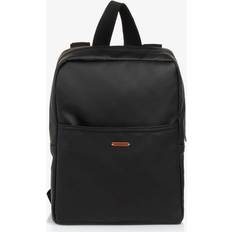 Uzturre Black Faux Leather Changing Backpack 37 cm