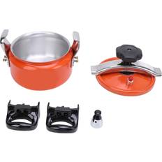 Food Cookers Vestidos Double Bottom Pressure Cooker Canner 1.5L Orange
