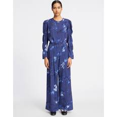 Munthe Frewin Ecovero Viscose Blouse Dam Toppar - Navy