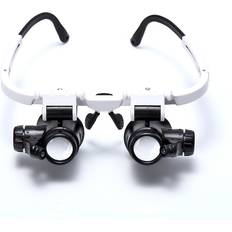 Magnifiers & Loupes Jojomino Double Eye Loupe Wearing Repair Jeweler Watch Clock Magnifier