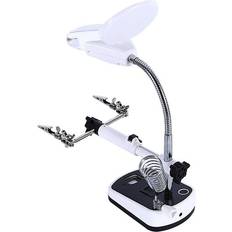 Magnifiers & Loupes HCSC 3.5X 10X Auxiliary Clip Desktop Magnifier