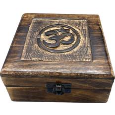 Small Boxes Hand Carved Wooden Boxes Square 13x13x6cm Small Box