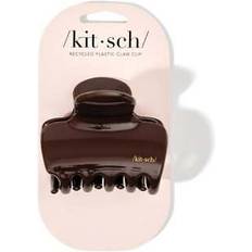Brown Hair Clips Kitsch Recycled Plastic Puffy Claw Clip 20g