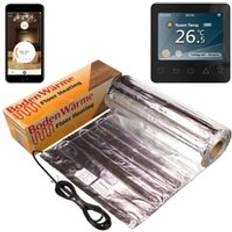 Underfloor Heating RME BodenWarme Underfloor Heating Kit 16m2 Black WiFi Thermostat
