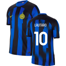 Nike Inter Milan Home Shirt Lautaro 10 Men's Blue Polyester