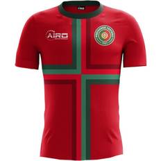 5XL National Team Jerseys Airo Sportswear 24-25 Portugal Home Concept Football Shirt Men's Red Polyester