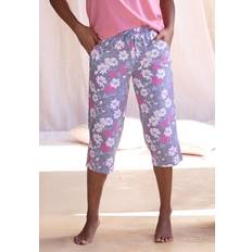 Grå Pyjamasser Vivance Pyjamasbukser Dreams - Opal/Gylden Gul/Pink/Hvid