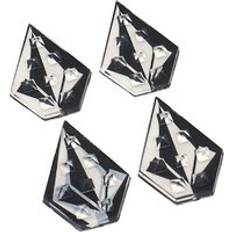 Black Snowboard Bindings Volcom Mini Stone Snowboard Stomp Pads 4 Pack Black