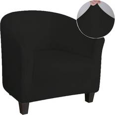 Black Seater Single Allinclusive Slipcover Tub Chair Covers Loose Sofa Cover