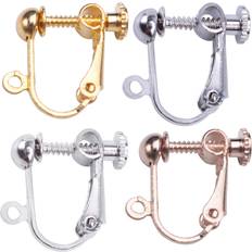 BronaGrand Clip-on Earring Findings Converter with Loop - 4 Colors