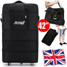 42 in 6 Wheel Extra Large Lightweight Luggage Trolley Suitcase Travel Bag