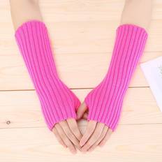 Red Arm & Leg Warmers Maxpower Women Arm Warmers Japanese - White/Black