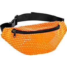 Widmann Neonorange Bältesväska Med Paljetter