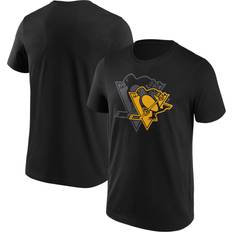 Pittsburgh Penguins T-shirts Fanatics Pittsburgh Penguins Overlay T-Shirt Black Mens