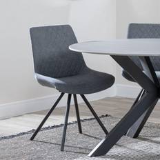 Orange Kitchen Chairs Set of 2 Messina Fabric Swivel Dining with Black Legs Grey 6 Chairs Kitchen Chair
