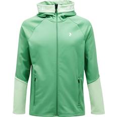 Peak Performance Rider Zip Hood Full Zip - Peppermint/Vivid Green