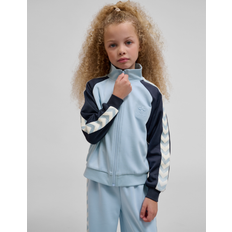 Hummel Blå Jakker Hummel Hmldaily ZIP Jacket Str 6 År - Marin/Dueblå/Hvid