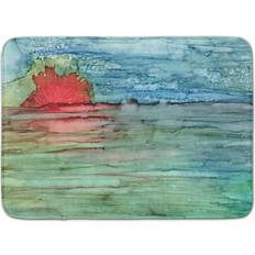 Carpets & Rugs Caroline's Treasures Abstract Sunset on the Water Floor Mat 19 x 27 Multicolor