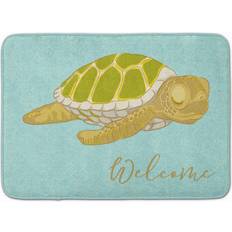 Carpets & Rugs Caroline's Treasures Sea Turtle Welcome Floor Mat 19 x 27 Multicolor