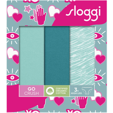 Dame - Turkis Trusser Sloggi Go Crush High Leg Briefs - Turkis/Lyseblå