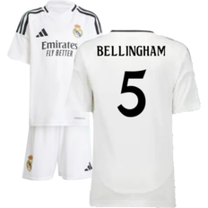 adidas Real Madrid Home Mini Kit Bellingham 5 Toddler's White 2-3 Toddler Polyester